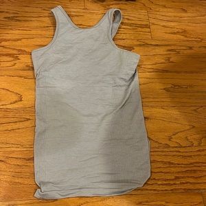 Ribbed athletic tank top